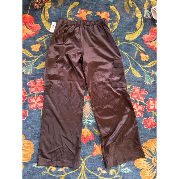 PacSun Satin Cargo Pants Size Small - Picture 6 of 9